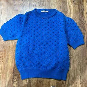 🍿 Misha and Puff, Short- Sleeved 🍿 Popcorn Sweater XS/Small